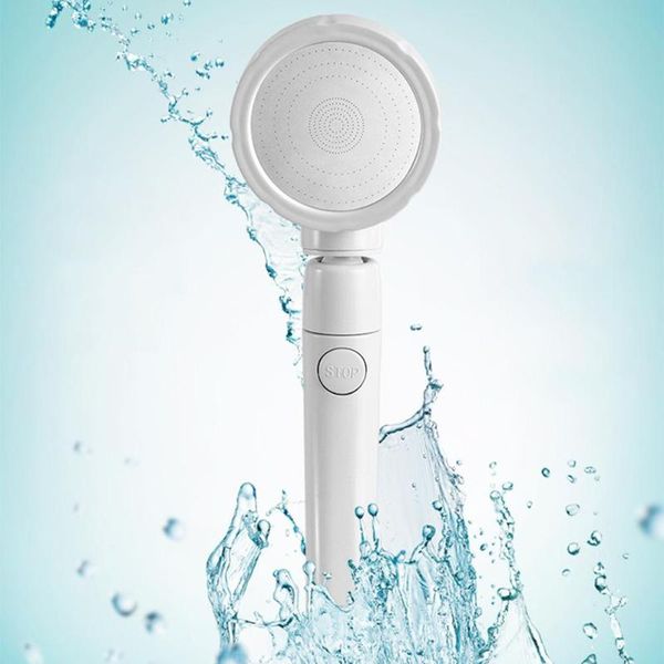 

360 degree rotation adjustable water bathroom 3 mode shower spray head