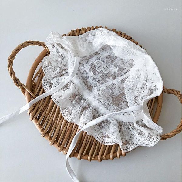 

caps & hats 50le born pography props princess white hat lace flower sun cotton beanie11, Yellow