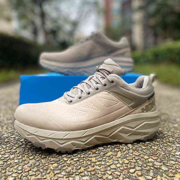 

hoka one one men's challenger gtx low-leather waterproof wide last sneakers