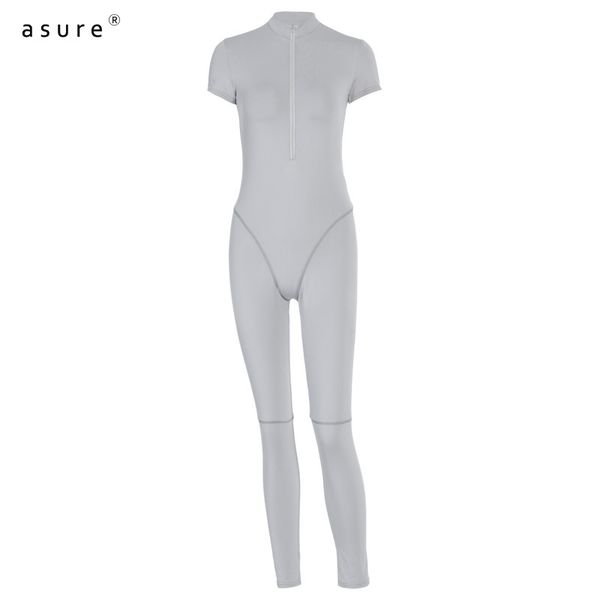 

jumpsuit women elegance garment body female overalls club outfits romper femme catsuit one piece tracksuit clothes p052212a, Gray