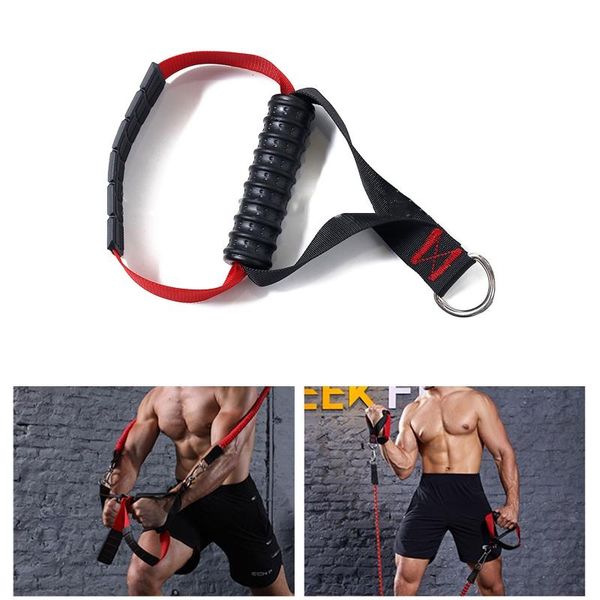 

accessories dual-purpose resistance fitness rally handle durable non-slip band gym handles super strong webbing grip heavy d-rings qw