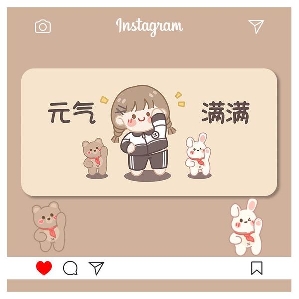 

mouse pads & wrist rests ins fengzhi zhijiang pad oversized office computer desk mat large cute deskgirl leather