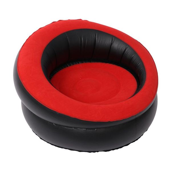 

outdoor pads inflatable sofa recliner comfortable seat anti-slip single portable for living room office hiking flodable couch