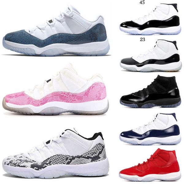 

with box 11 11s basketball shoes for men wome concord 23 45 cap and gown space jam sneakers 11s snakeskin mens trainer