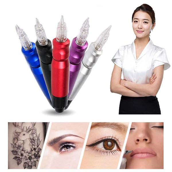 

tattoo guns kits solong hybrid permanent makeup eyebrow pen rotary machine gun for shader linnner coloring