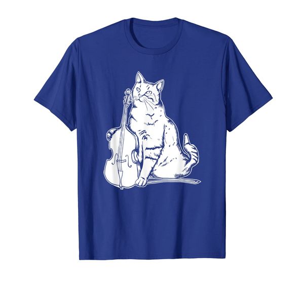 

Cat Playing Cello T-shirt Cool Musician Double Bass, Mainly pictures