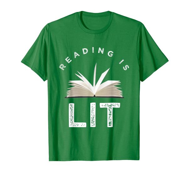 

Reading Is Lit Bookworm Gifts Funny Book Reader T-Shirt, Mainly pictures