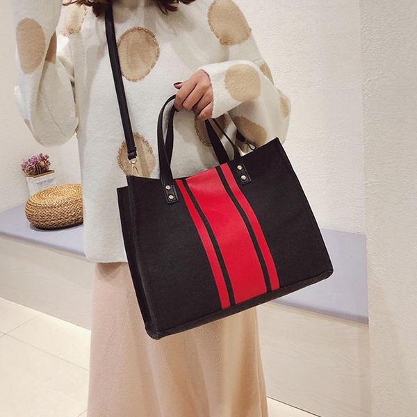 

shoulder bags vintage canvas cloth lady for women korean female large shopper crossbody woman bag women's handbags