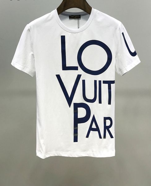 

r2 luxury men's t-shirt bermuda european hip-hop printed short-sleeved t-shirt summer new round neck luxury cotton men's shirt, White;black