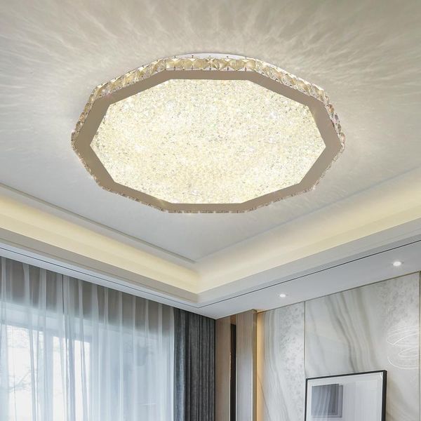 

ceiling lights modern super bright living room crystal lamp led kitchen fixtures home lighting bedroom