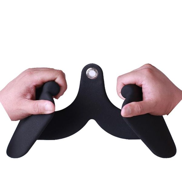 

accessories home gym fitness lat pull down bar pulley cable machine attachments biceps triceps back muscles blaster rowing workout handle