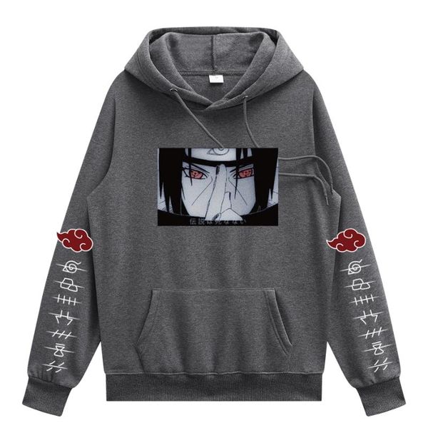 

men's hoodies & sweatshirts autumn winter japanese hoodie anime men women streetwear pullover harajuku sweatshirt clothes, Black