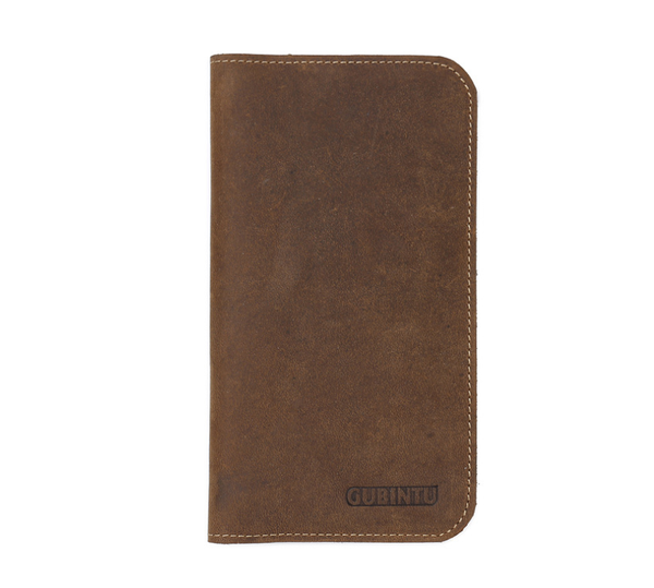

wallets men's vintage genuine leather long wallet for checkbook, s, Red;black
