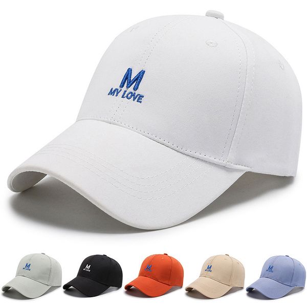

qingxi baseball small  embroidered duck tongue men's and women's sunshade summer fashion leisure student cap, Blue;gray