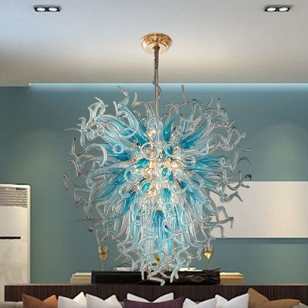 

ceiling lighting led chandelier pendant lamp multicolor handmade blown glass chandeliers modern design for bedroom decoration