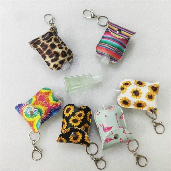 

storage bottles & jars 30ml refillable empty hand sanitizer keychain holder fashion containers travel bottle