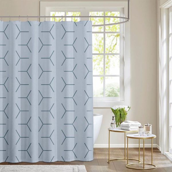 

shower curtains multicolor geometric retro abstract curtain minimalist style designer waterproof polyester family bathroom