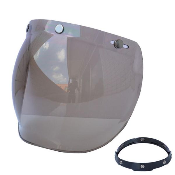 

motorcycle helmets helmet lens set riding scratch resistant windshield frame durable snap dustproof bubble visor anti fog