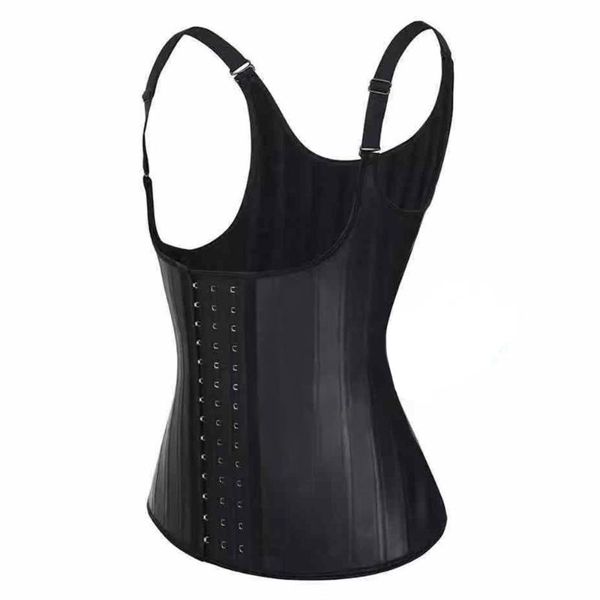 

corset waist trainer women shaper bodysuit latex underbust sport training corsets for women girdle waist slimming bodysuit, Black;white