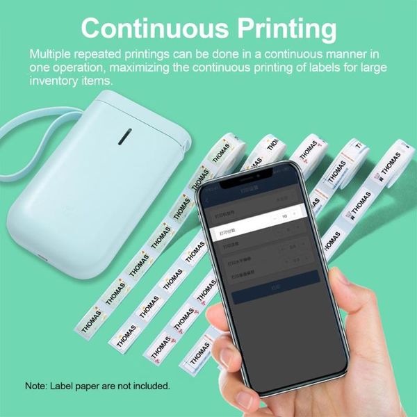 

printers d11 wireless label printer portable pocket bluetooth thermal fast printing for home use office