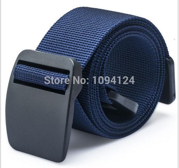 

designer 110 & 125cm length outdoor sports quick dry nylon plastic buckle belt waist anti allergy super thin men jeans belt, Black;brown
