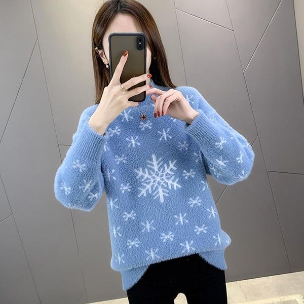 

women's sweaters 2021 ins fashion women turtleneck knit fleece jumpers sweater, White;black