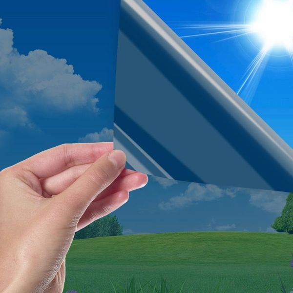 

window stickers one-way anti-ultraviolet heat insulation color film home privacy mirror glass