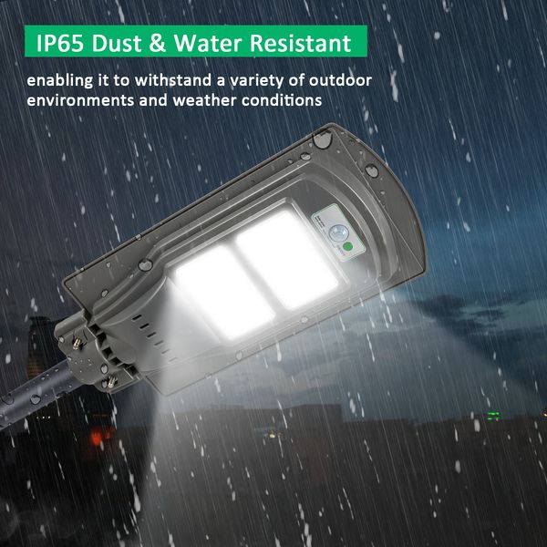 

2021 new 30 w/60/90 w conducted ip65 wall lamp dwaterproof water in the air street light solar radar pyr motion sensor for garden flood