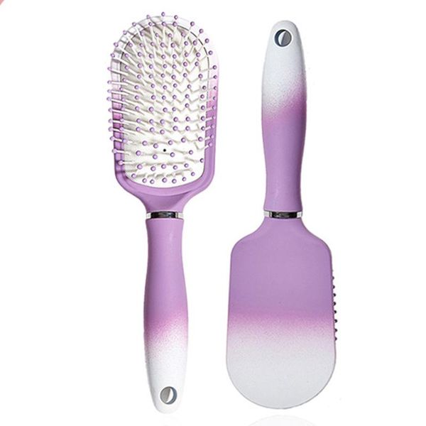 

hair brushes 1pc brush care comb airbag hairbrush antistatic head massager tool plastic dentangling hairdressing combs, Silver
