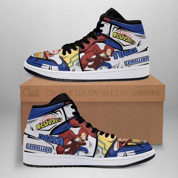 

lemillion mirio sneakers custom my hero academia anime shoes