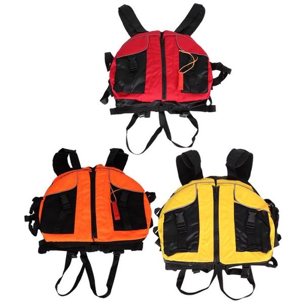 

life jacket vest fishing swimming boating surfing survival drifting life vest with whistle water sports buoyancy jacket