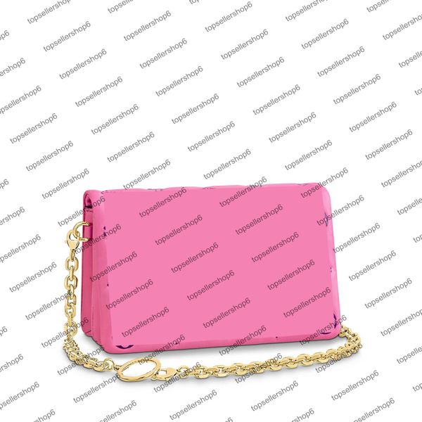 

m80742 m80745 pochette coussin women bag soft lambskin canvas embossed chain carry purse clutch crossbody handbag shoulerbag