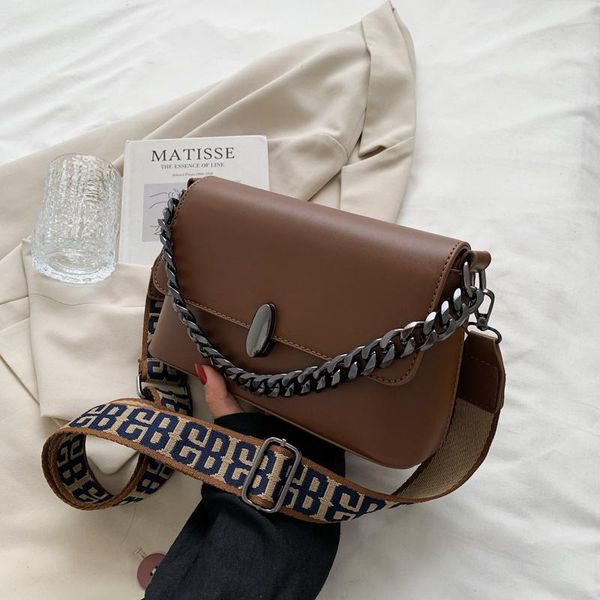 

evening bags leather crossbody for women 2021 travel handbag fashion simple shoulder messenger bag ladies small flap