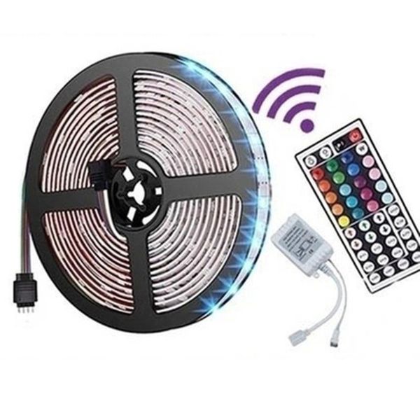 

aquariums lighting 3528 rgb smd led light with remote control 300 colors strip 44-key infrared