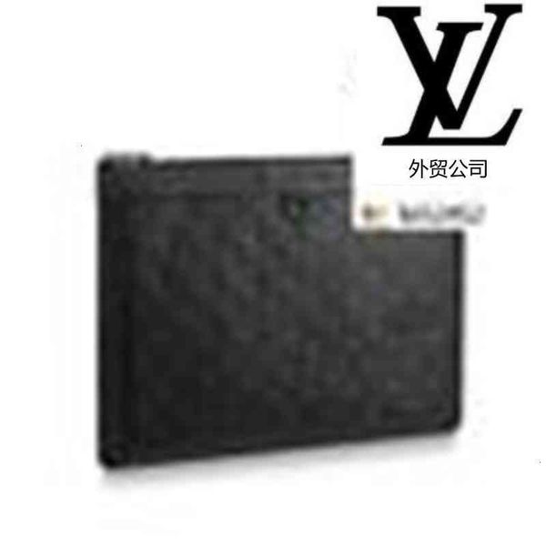 

discovery long purse m62903 brand pochette men real leather designer wallet chain wallets compact luxury clutches evening key card nhhd, Red;black