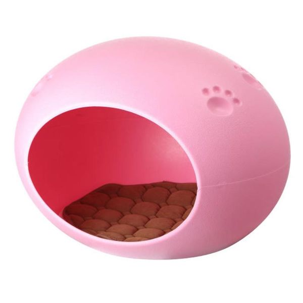 

cat beds & furniture egg shape pet bedroom cabin can be fixed cage plastic guinea pigs house hamster dog puppy head