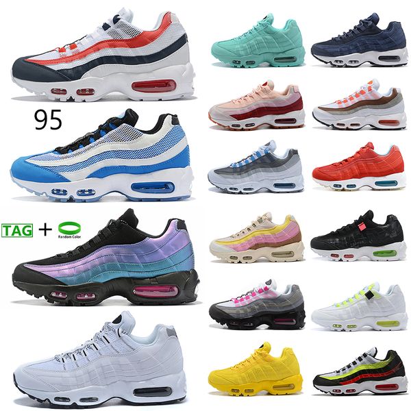 

og air 95 mens running shoes ultramarine triple black white seahawks particle grey neon reverse stash essential 95s men women trainers sport
