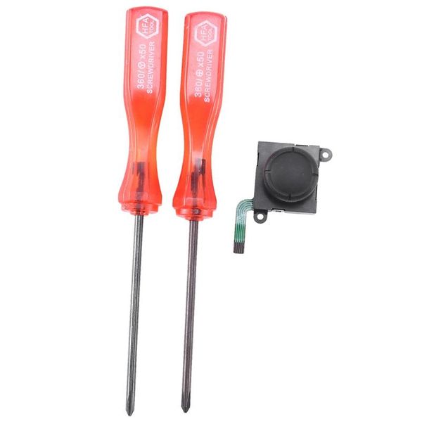 

game controllers & joysticks left and right 3d analog joystick rocker thumb rod stick with screwdriver for switch joy-con controlle