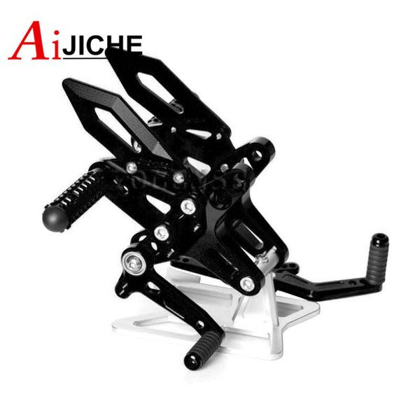 

for mv agustav f3 675 800 brutale 675 800 2012-2021 motorcycle accessories cnc footrest rear sets adjustable rearset foot pegs