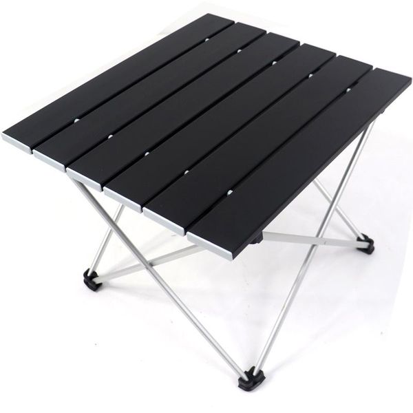 

camp furniture ultralight compact folding table portable camping aluminum collapsible for picnic fishing & hiking