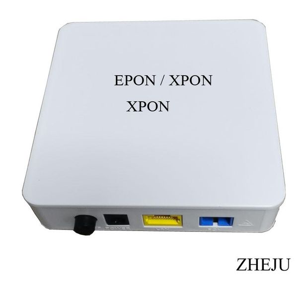 

10pcs ont onu xpon epon/gpon dual mode 1ge onu ont with single lan port apply to ftth modems, terminal english version