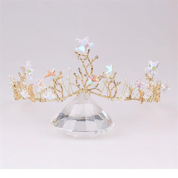 

luxurious handmade sparkling star vine bridal tiara crown for women chaplet hair ornaments wedding hair jewelry acc jllqve, Silver