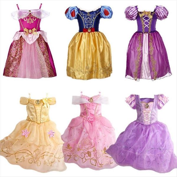 

cinderella sling beauty and the girl dress beast costume fancy halloween costumes carnival birthday party ball gown girls dresses, Red;yellow