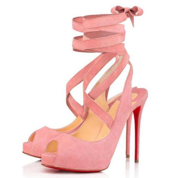 

summer woman sanda altilege sandals peep toe women bottom red high heels ankle strap sandalias lady stiletto heel party dress slingback, Black