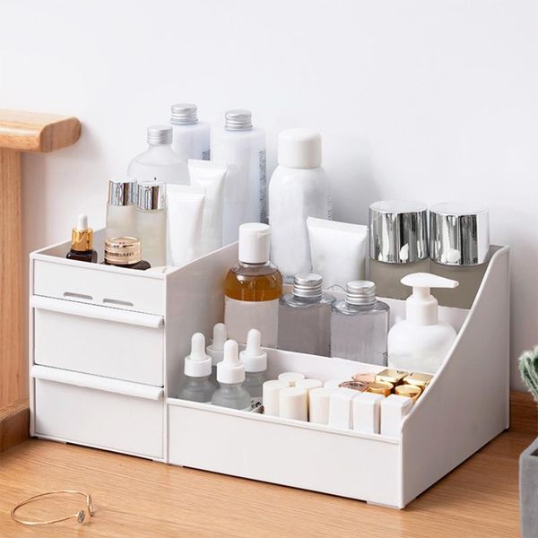 

makeup drawer organizer jewelry nail polish makeup container large capacity cosmetic storage box deskstorage box 2021 new