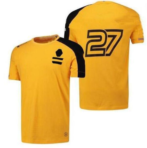 

f1 formula one racing suit ricciardo short-sleeved t-shirt polyester quick-drying can be customized