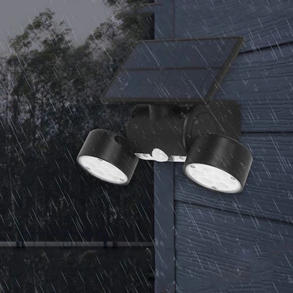 Brelang BR-0125 30 LED Solar Wall Light Sensore corpo umano Sensore per esterni Spotlight Courtyard Garden Lamp