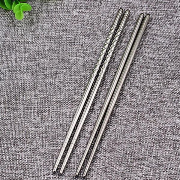 

chopsticks 20 pairs stainless steel practical anti-scalding serving tableware for home restaurant