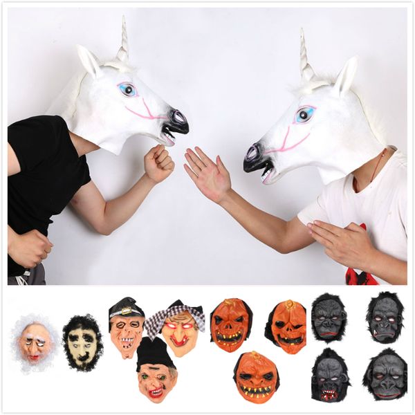 

halloween mask party scary mask ghost clown witch horse wolf gorilla mask face masks scream masks costume masks