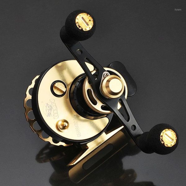 

baitcasting reels metal automatic cable fishing reel bearing 10+1 brake system ice rock micro lead raft wheel german gear accessories b65